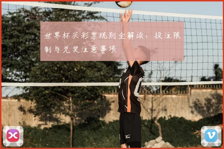 世界杯买彩票规则全解读，投注限制与兑奖注意事项