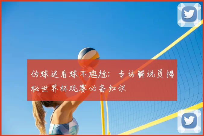 伪球迷看球不尴尬:专访解说员揭秘世界杯观赛必备知识